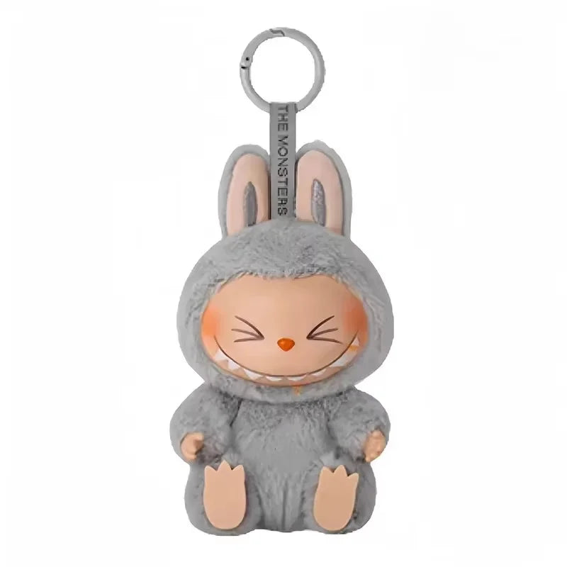 High Quality Anime Figure Labubu Have A Seat Series Vinyl Pendant Doll Model Toy Cute Monster Replica Keychain Toy Birthday Gift