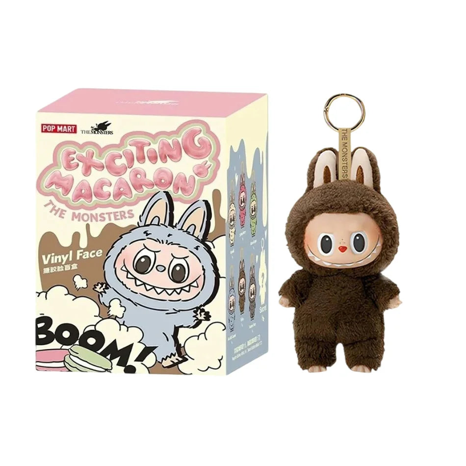Hot Anime Figure Kawaii Monsters Labubu Have A Seat Series Vinyl Face Doll Model Toy Blind Box Keychain Toy High-Quality Replica