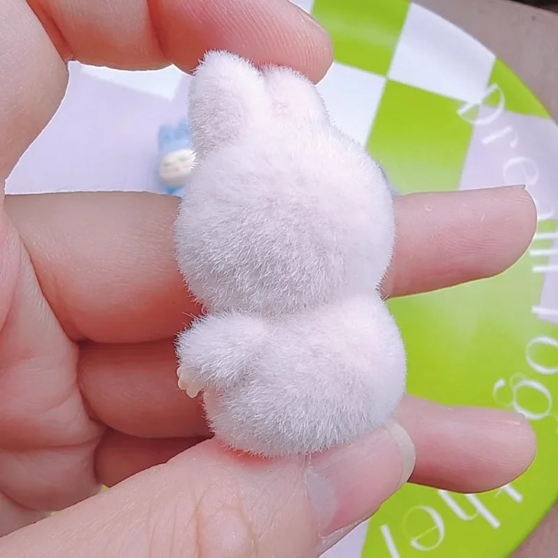 New 10pcs Mini Labubu Sitting Posture Action Figure Cute Labubu Dolls Set Model Collection Decor Ornaments Accessories Kid Gifts