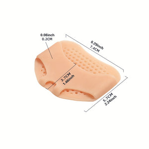 2pcs Silicone Metatarsal Pads, Toe Separator Foot Pads, Orthotics Foot Massage Insoles, Forefoot Socks, Foot Care Tool