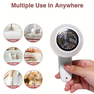 Say Goodbye To Lint Balls & Fuzz - Rechargeable Portable Electric Lint Remover