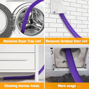 1 Set, Dryer Vent Cleaner Kit Vacuum Hose Attachment For Dyson V15 V12 V11 V10 V8 V7 V6 Vacuum Cleaners, Lint Remover, Dryer Lint Vacuum Att