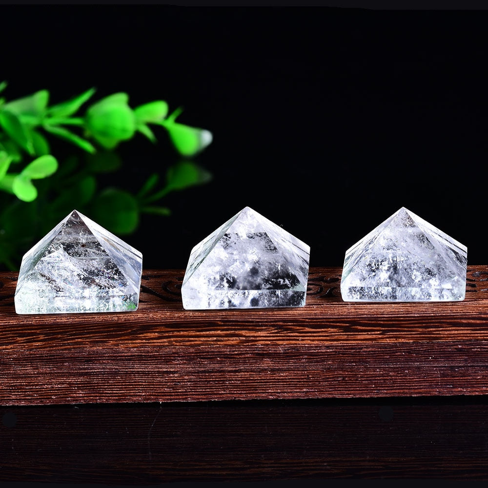 Natural Fluorite Crystal Pyramid Quartz Healing Stone Chakra Reiki Crystal Tiger Eye Point Home Decor Crafts Of Gem Stone 1PC