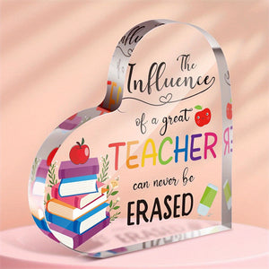 1pc, Teacher Appreciation Day Gift For Women Birthday Gift For Teacher Paperweight Keepsake Thank You Teacher Christmas Gift Teacher Office Classroom Desk