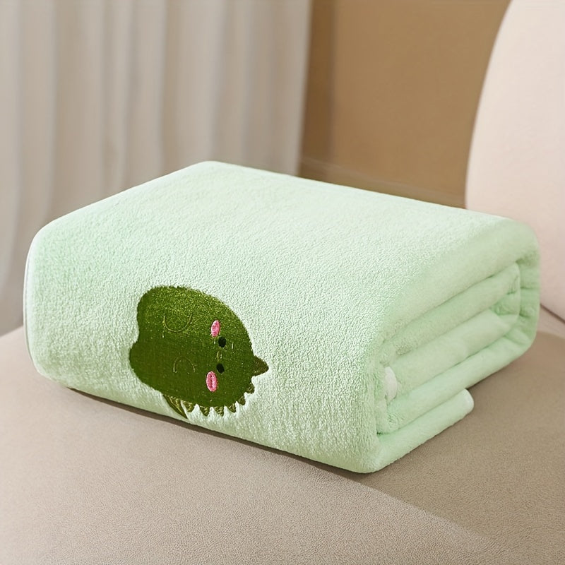 Newborn Bath Towel, Super Soft And Absorbent Bath Quick-drying Bath Towel, Throw Blanket Coral Fleece Thickened Without Shedding Hair