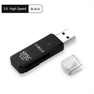 USB3.0, 2.0 Micro SD Card Reader, 5Gbps 2-in-1 SD Card Reader To USB Adapter, Suitable For SDXC, SDHC, MMC, RS-MMC, Micro SDXC, Wansurs Memo