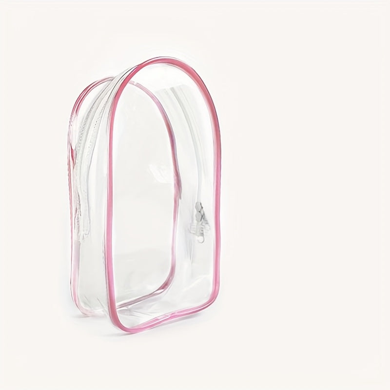 1pc Transparent PVC Doll Protector Case for 6.69" Labubu Plush - Durable Display Organizer with Zipper, Portable Dust Cover for Collectible Toys, Dark Pink/Purple/Yellow/White/Black/Green, Toy Storage, Clear Visibility Construction