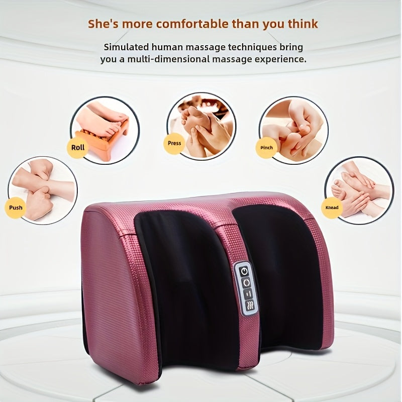 Foot Electric MassagerThis Foot Massager Has A Heat-therapy FunctionIt Deeply Kneads The Toes And Legs, Relaxes Both The Hands And Feetand Is Suitable For The Feetlegs And HandsIt'S An Excellent Gift For Valentine'S Daybirthdays And Other Festivals