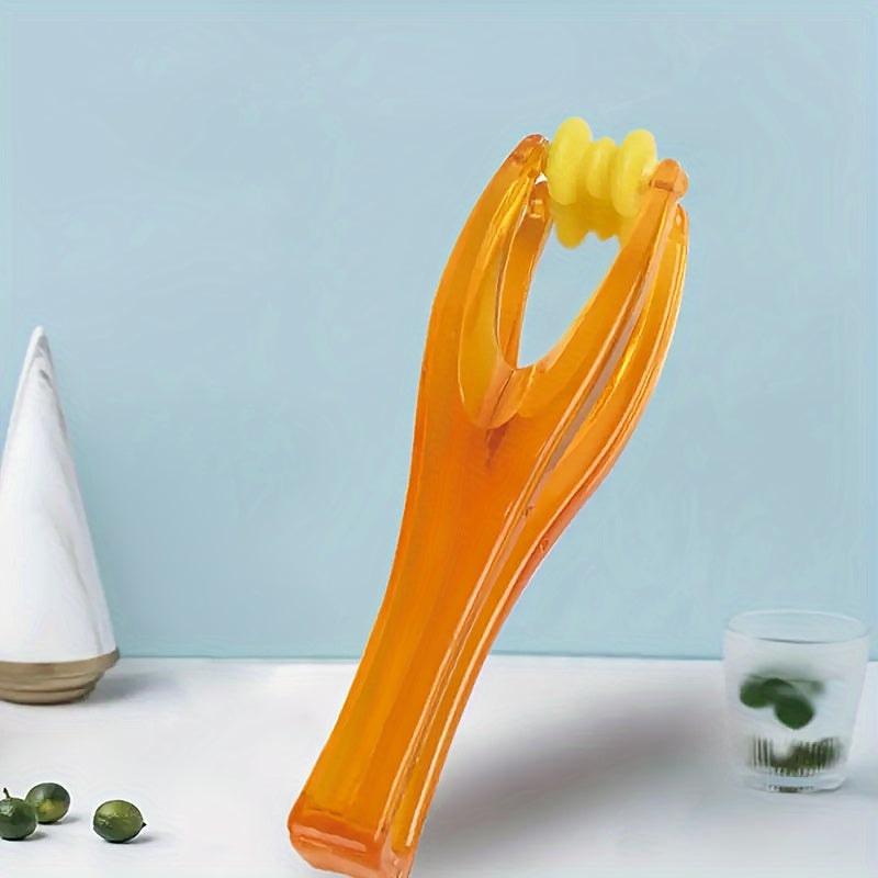 1pc hand-held plastic hand roller massager for relaxation and blood circulation, perfect for Mother's Day, Valentine's Day gifts