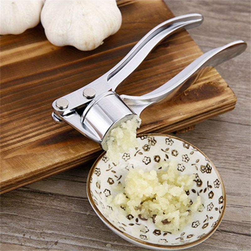 1 Piece metal Garlic Press Manually Crusher Handheld Ginger Kitchen Tools