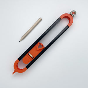 Accurate Woodworking Measurement Tool Set - Profile Scribing Ruler With Lock & Adjustable Irregularity Radian!