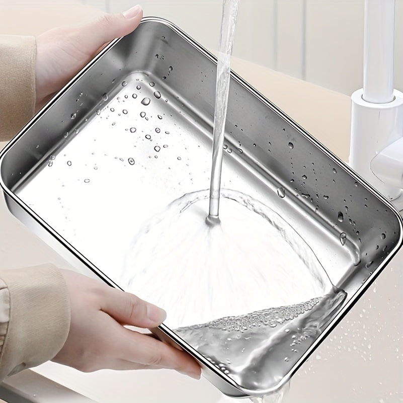 2/3pcs Durable Stainless Steel Food Storage Containers Set - Leak-Proof, BPA-Free, Microwave & Freezer Safe, Shatterproof, Multipurpose Flip