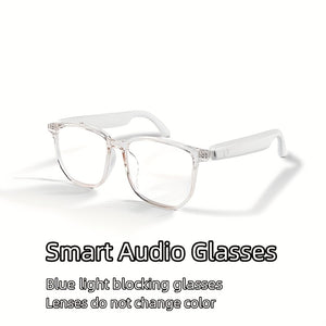 Smart Glasses, Touch Control, Built-in Microphone, High Resolution Audio, Wireless, Rechargeable Battery, Anti-Blue Light, Great for Office, Outdoor, Sports, Driving, Music Playback, Hands-Free Phone Calls - Ideal Holiday Gifts