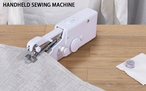 1pc Handheld Sewing Machine Mini Sewing Machines, Portable Sewing Machine Quick Handheld Stitch Tool For Fabric, Kids Cloth, Clothing - 2 Co