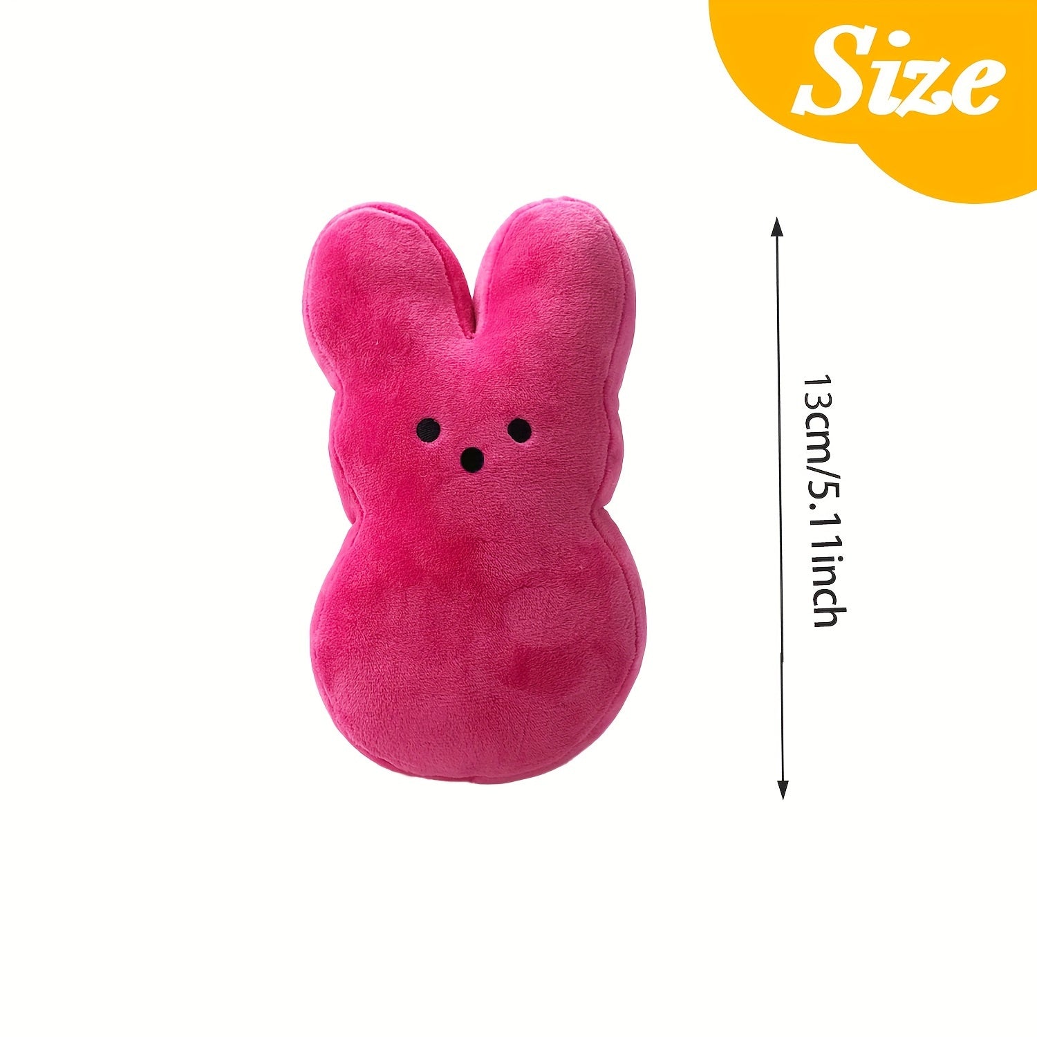 Akkun Plush Easter Bunnies 6-Pack - 13cm Adorable, Soft and Comforting Stuffed Animal Pillows for Festive Home Decor