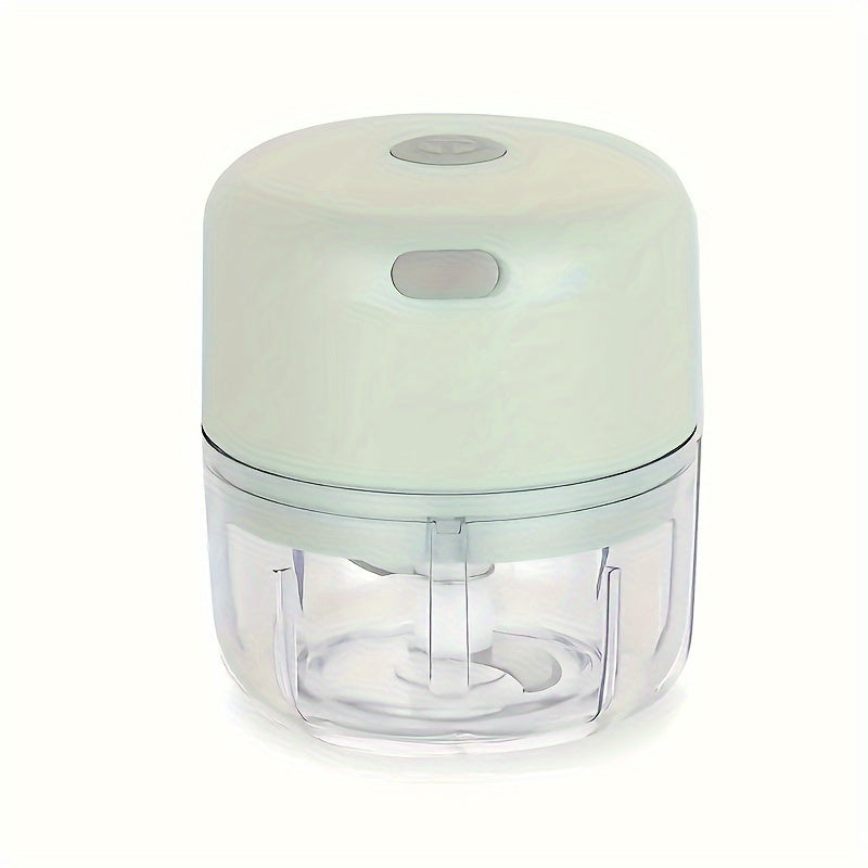 Multi-Purpose USB-Charged Mini Food Chopper - Quick and Efficient 1000 RPM Electric Grinder for Garlic, Veggies, and More