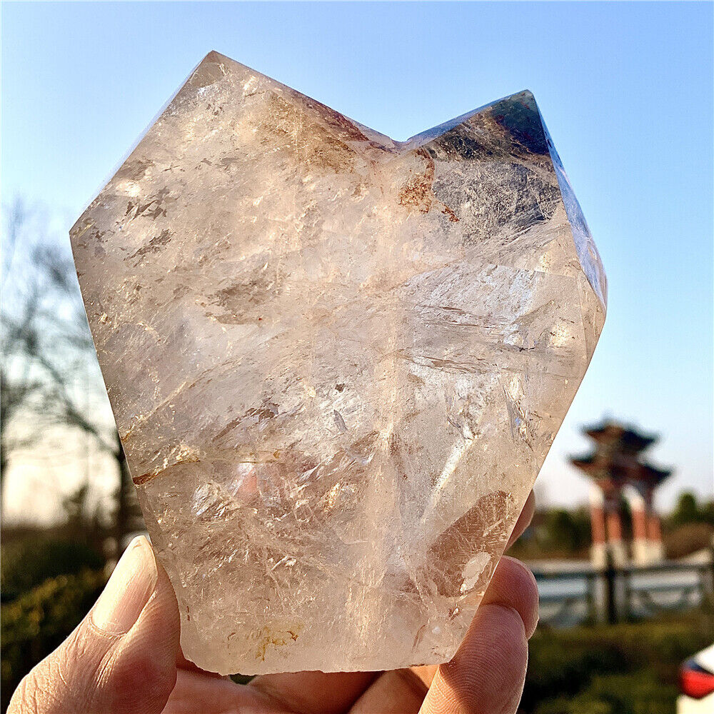 592g High Vibration Natural Crystal with Garden Quartz Soulmate Healing Points