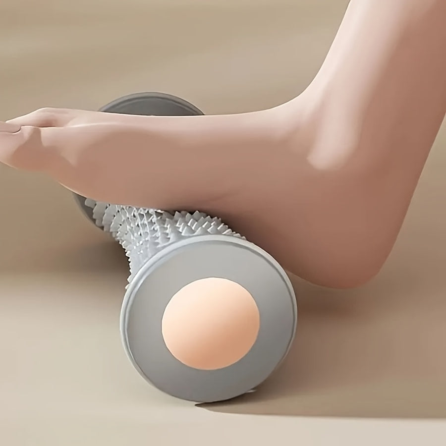 1 PVC Foot Massager Roller with Speed Control - Easy-to-Use for Muscle Relaxation, Yoga & Arch Support, Textured Surface for Deep Tissue Massage, Ideal for Home Workouts, Perfect Gift for Friends, Girlfriends, or Valentine's Day