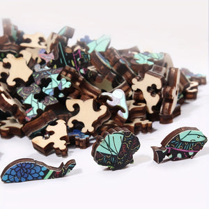 Wooden Jigsaw Puzzle, Wooden Puzzles For Adults, Animal Shaped Puzzles, Magic Puzzles, Unique Irregular Shaped Wood Puzzles