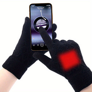 Universal USB Plug-in Heating Gloves For Men And Women, With Touch Screen, Three Temperature Ranges, And Three Adjustable Durations. Choose