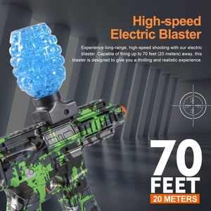 Exciting Electric Ball Blaster Toy For Kids And Adult High-Speed, Metallic Finish, Rechargeable With Safety Goggles