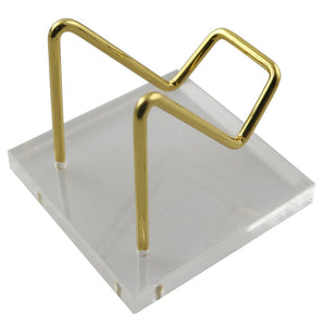 Industrial Acrylic Display Stand 50x50x45mm Decorative Display Pedestals Acrylic Small Mineral Crystal Display Stand