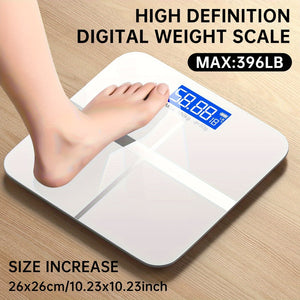 Weight Scale Electronic Scale, 396 Pound Digital Bathroom Scale, High-precision Weight Scale With LED High-definition Display Screen And Tem