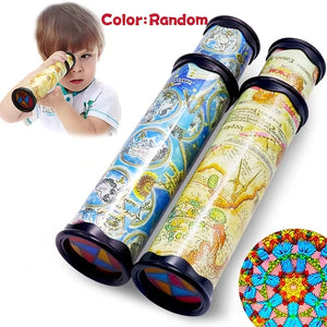 Classic Kaleidoscope Toy - Stretchable Long Design for Boys & Girls - Perfect Gift for Kids of All Ages (Random Colors)