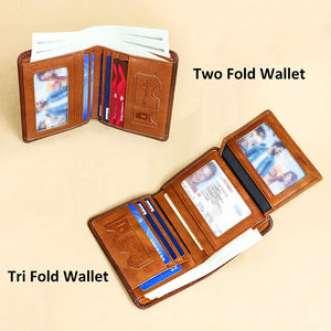 1pc Genuine Leather Rfid Blocking Wallets For Men, Retro Thin Short Multi-functional ID Credit Card Holder, Gifts To Men On Valentine's Day