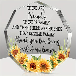 1pc, Acrylic Heart Plaque for Women - Perfect Friendship Gift for Best Friends, Coworkers, and Retirement - Unique Birthday and Going Away Gift Idea