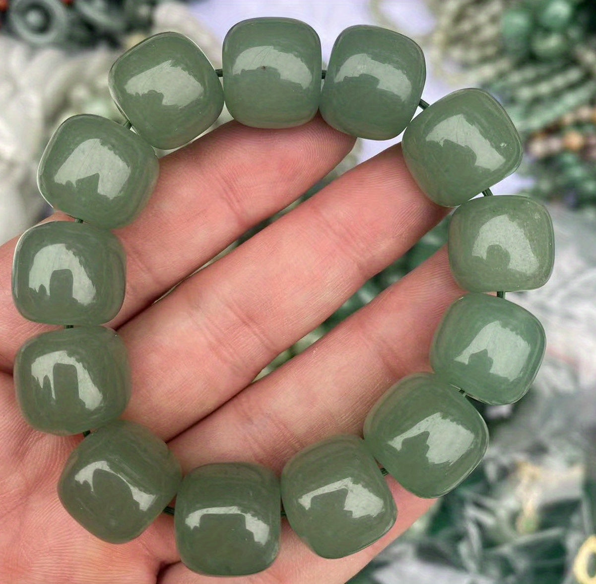 1pc Fashion Natural Jade Bracelet