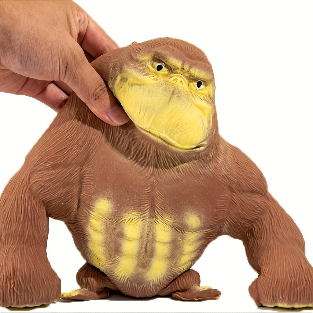 Squishy Monkey Decompress And Squeeze Stress Toy, Cute As Animal Styling Stress Relief Stretchy Toys, Elastic And Soft Fidget Toy Gift, Stress Relief, Birthday, Christmas, New Year GiftBirthday