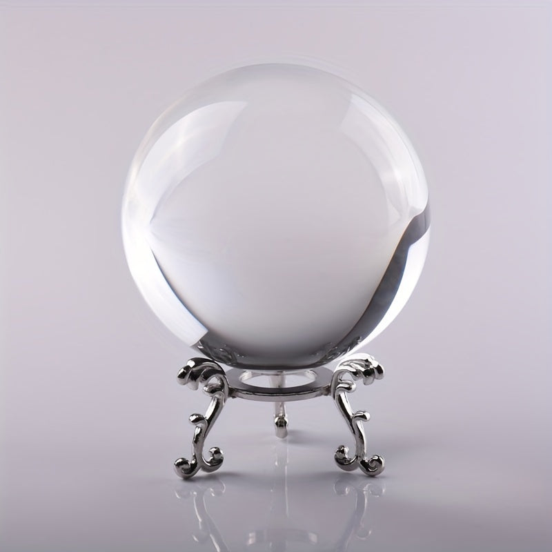 1pc Creative Transparent Crystal Ball - Perfect for Modern Home Decor & Office Decorations!