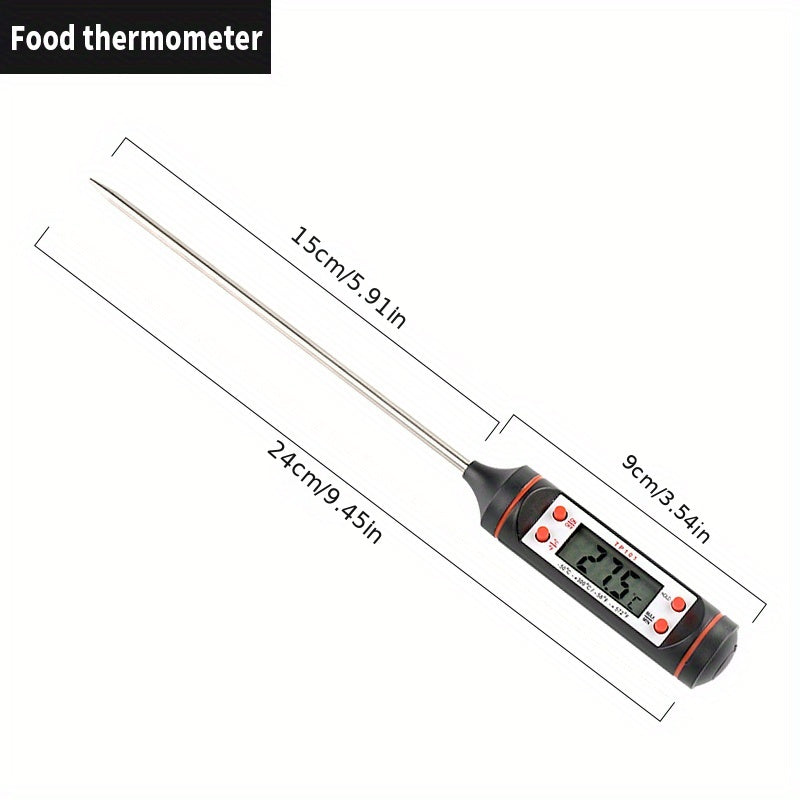 Kitchen Oil Thermometer BBQ Baking Temperature Measurement Electronic Food Thermometer Liquid Temperature Pen