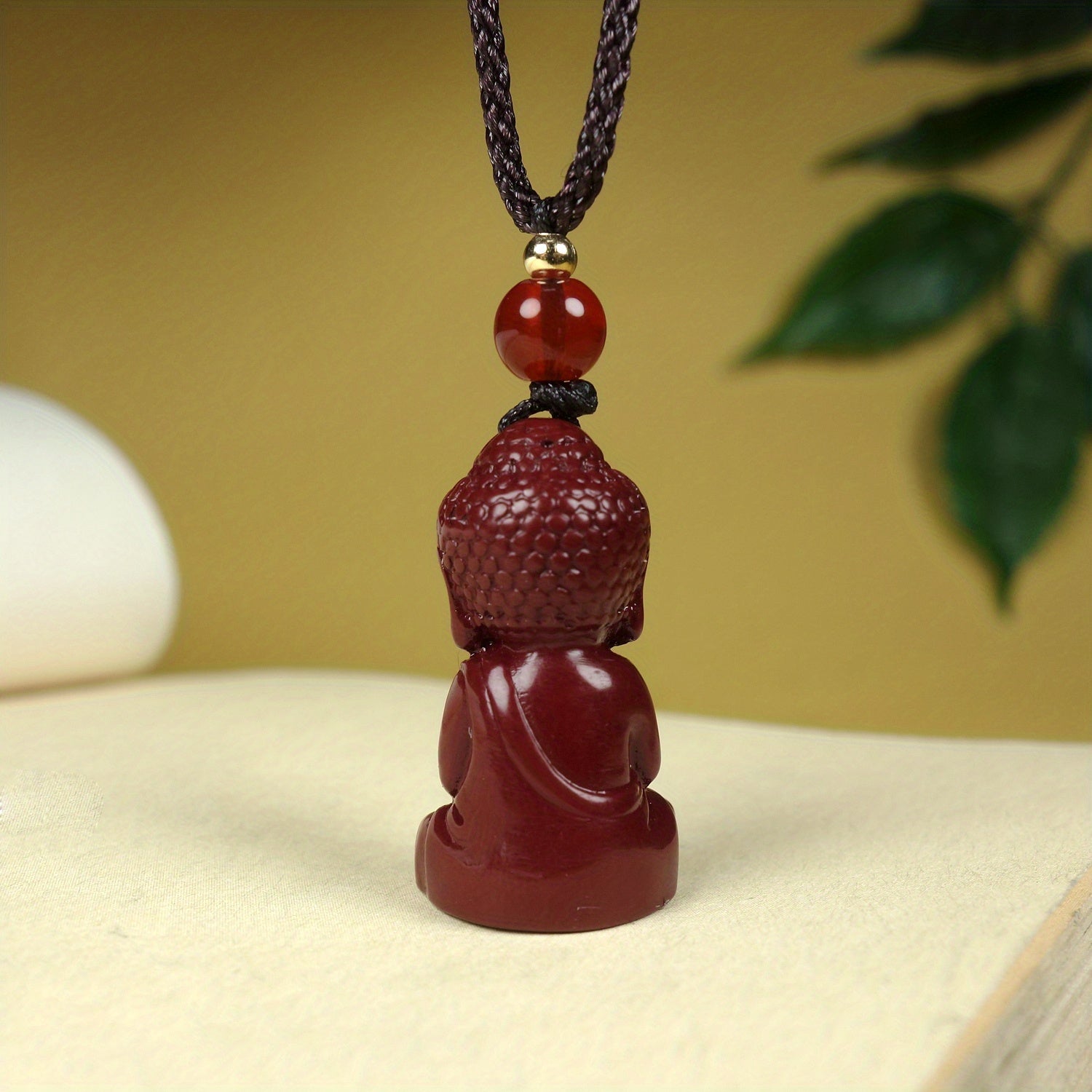 Natural Cinnabar Necklace Tathagata Buddha Necklace For Men And Women Necklace Body Protection Safety Necklace