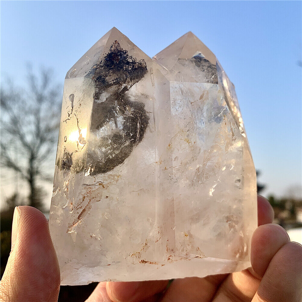 499g High Vibration Natural Crystal With Garden Quartz Soulmate Healing Points