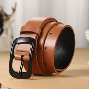 Men's Casual Pin Buckle PU Leather Belt, Fashion Belt Women's Belt , Ideal choice for Gifts