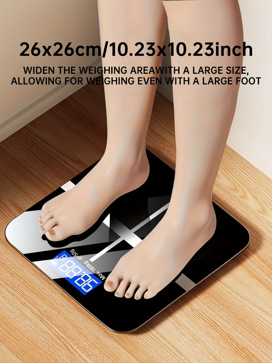 Weight Scale Electronic Scale, 396 Pound Digital Bathroom Scale, High-precision Weight Scale With LED High-definition Display Screen And Tem