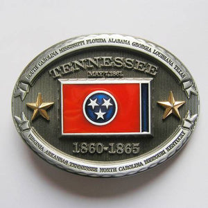 New Vintage Oval Tennessee Flag Belt Buckle US Local Shipping