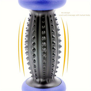 Deep Tissue Foot Massager Roller - Relieves & Arch, Alleviation, Ideal for Feet, Legs & Hands