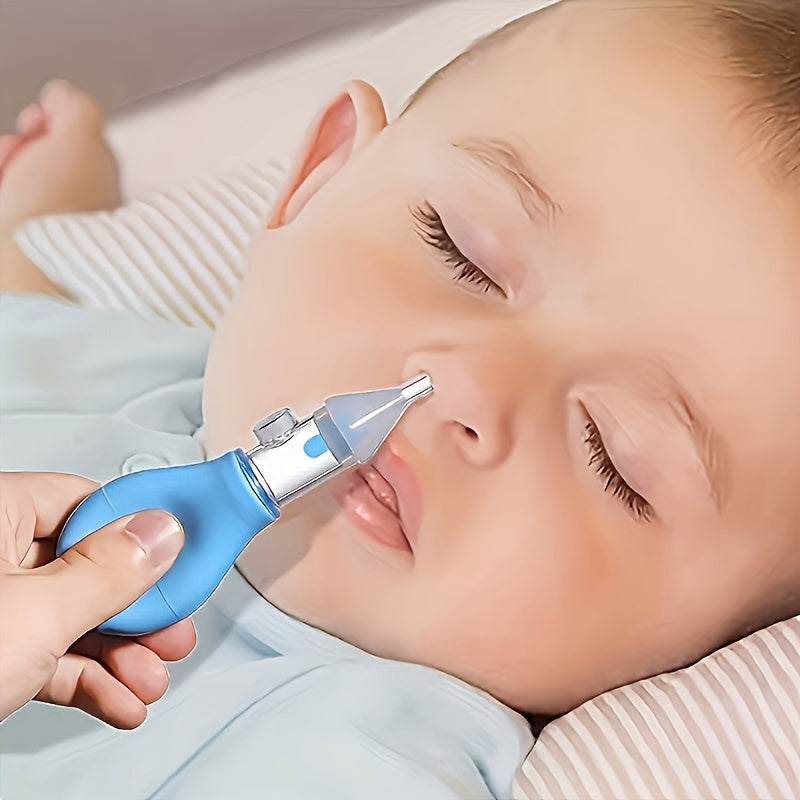 [Gentle Nasal Aspirator] 1pc Gentle Baby Nasal Aspirator | Soft Silicone Nasal Cleaner for Newborns, Easyuse Medical Device, Soft-Touch Material - Baby Essentials for Infants & Toddlers, Infant Health Support