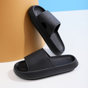 Women's Super Soft Eva Thick Platform Slides, Minimalist And Comfortable Indoor Bathroom Non-Slip Slippers, Women's Slippers