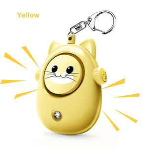 [Loud Safety Alarm] 130dB Loud Personal Safety Alarm with LED Light - Women's, Men and Elderly Emergency Security Keychain