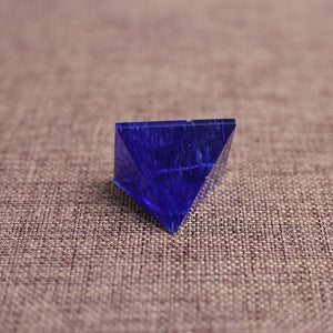 Pyramid-Finest Big  Blue Melting Quartz  Pyramids  Gemstone 1.18 Carved Pyramidal Crystal Healing Crafts