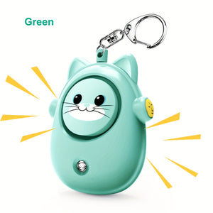 [Loud Safety Alarm] 130dB Loud Personal Safety Alarm with LED Light - Women's, Men and Elderly Emergency Security Keychain