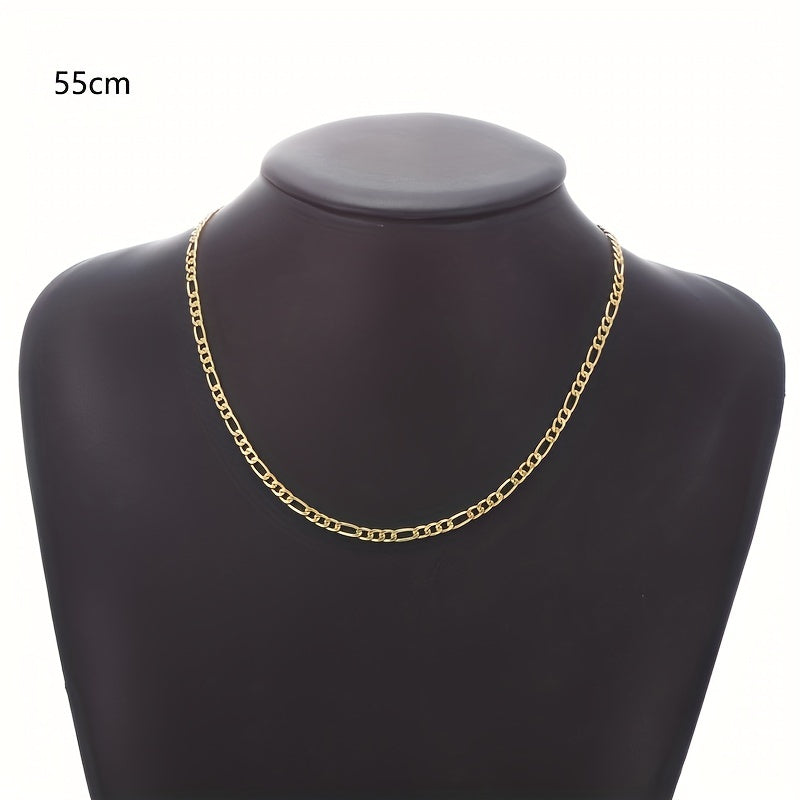 1pc Men's Simple Fashion Golden Necklace