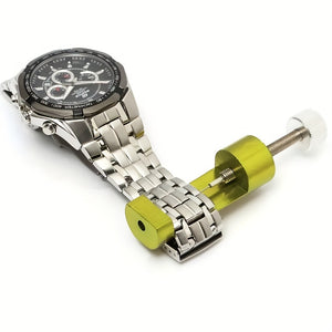 Watch Repair Tool, Watch Strap Link Pin Adjustable Remover, Full Metal Watch Strap Link Remover, 3 Pin DIY Repair Tool