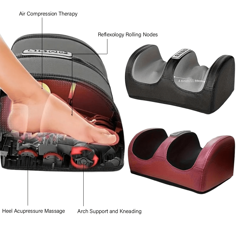 Foot Massager for Blood Circulation and Relaxation - Relaxing Foot Massager with Heat - Father'S Day Gift Mother'S Day Gift