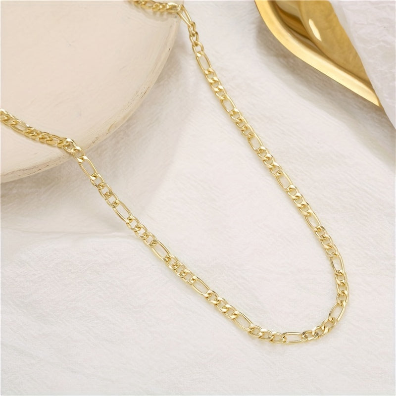 1pc Men's Simple Fashion Golden Necklace