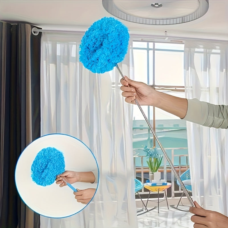 1pc Of Cleanable Ceiling Fan Cleaner With Expandable Ultra-fine Fiber Dust Collector, Perfect For High Ceiling Fans, Furniture, Blinds, And Cars (pink)